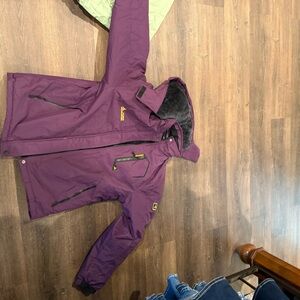 Purple Women's Puffer Jacket